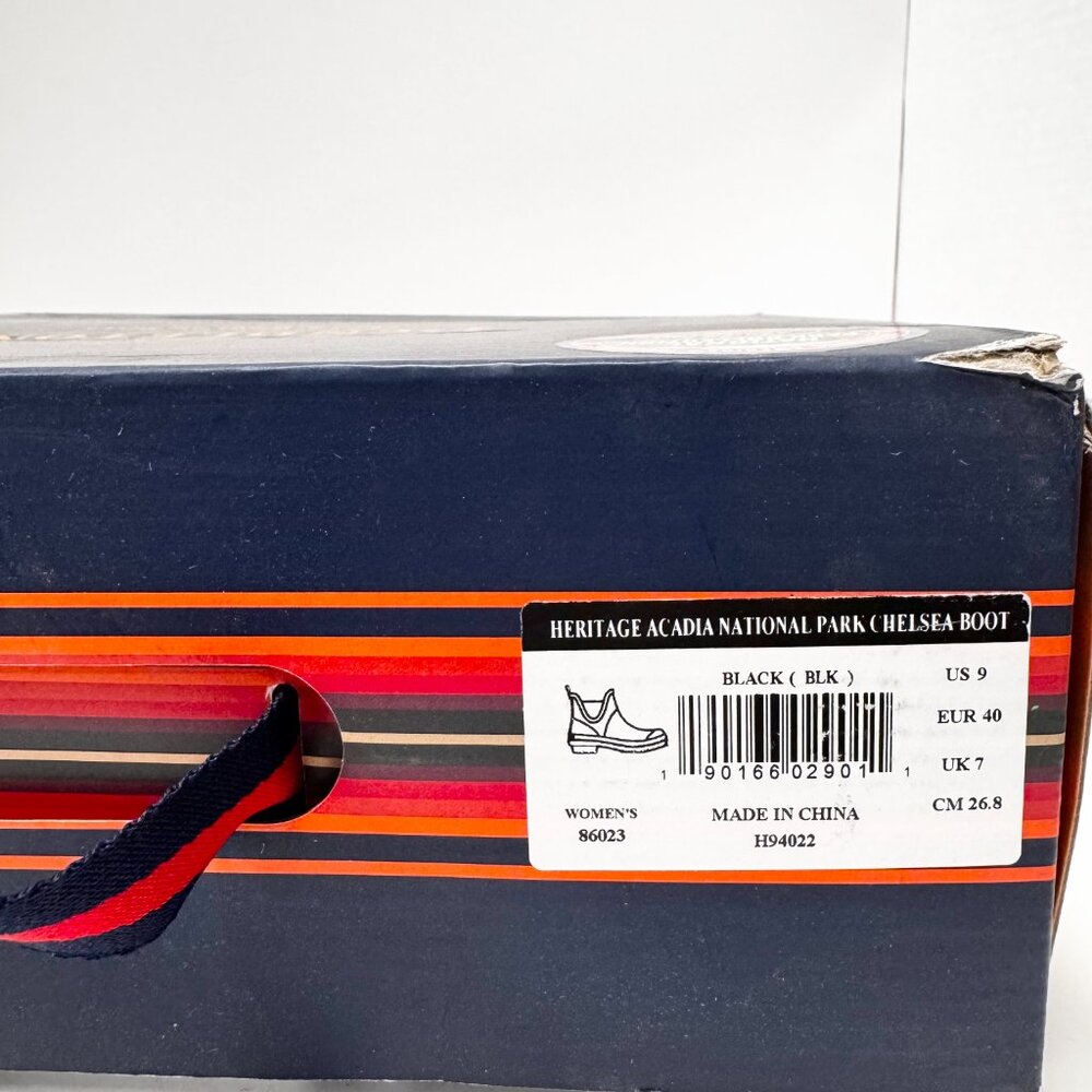 Pendleton Women’s Rain Boots, Heritage Acadia National Park Chelsea, Black - Picture 7 of 8